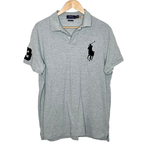Polo by Ralph Lauren Other - POLO RALPH LAUREN Custom Slim Fit Big Pony Rugby #3 Polo Shirt Mens XL